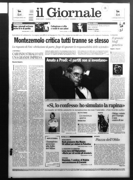 Il giornale : quotidiano del mattino